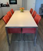 Design eethoek met 6 stoelen, Ophalen, Gebruikt, 4 tot 6 stoelen