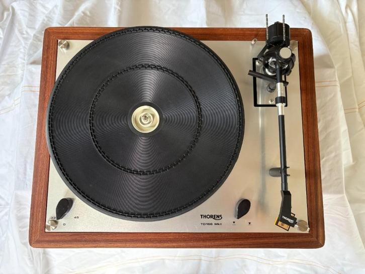 Uitstekende Thorens TD 166 MKII platenspeler, Audio, Tv en Foto, Platenspelers, Zo goed als nieuw, Platenspeler, Thorens, Ophalen