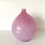 Glazen Vaas - Stijlvol & Decoratief Nickyod roze, Overige kleuren, Ophalen of Verzenden, Minder dan 50 cm, Glas