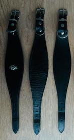 Zwarte leren whippet halsband, Ophalen of Verzenden, Zo goed als nieuw