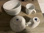 Servies Ikea 365 wit schalen en mokken, Overige typen, Ophalen of Verzenden, Zo goed als nieuw, Overige stijlen