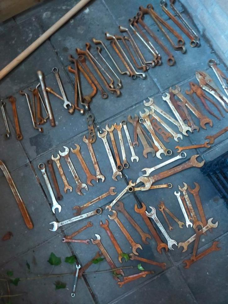 Vintage Gereedschap - Sleutels Collectie, Doe-het-zelf en Verbouw, Gereedschap | Handgereedschap, Gebruikt, Ophalen of Verzenden