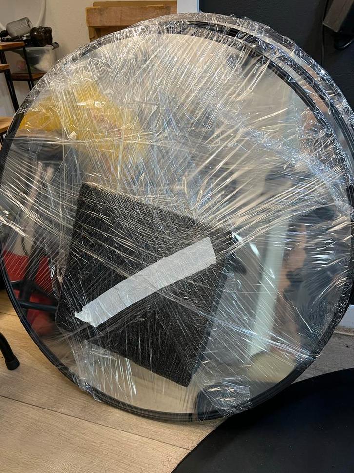 Kappersinventaris - Spiegel, Rekken, Lampen, Huis en Inrichting, Woonaccessoires | Spiegels, Zo goed als nieuw, 50 tot 75 cm, Minder dan 100 cm