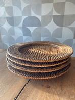 Rotan Onderborden doorsnee 32 cm, Ophalen of Verzenden, Zo goed als nieuw, Bord