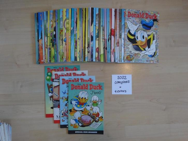 Donald Duck jaargang 2022 – compleet + 4 extra’s, Boeken, Stripboeken, Zo goed als nieuw, Complete serie of reeks, Ophalen of Verzenden