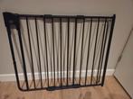 A3 Babydoor Traphek - Zwart - Veilig en stevig!, Kinderen en Baby's, Traphekjes, Ophalen, Gebruikt, Metaal of IJzer, 115 cm of meer