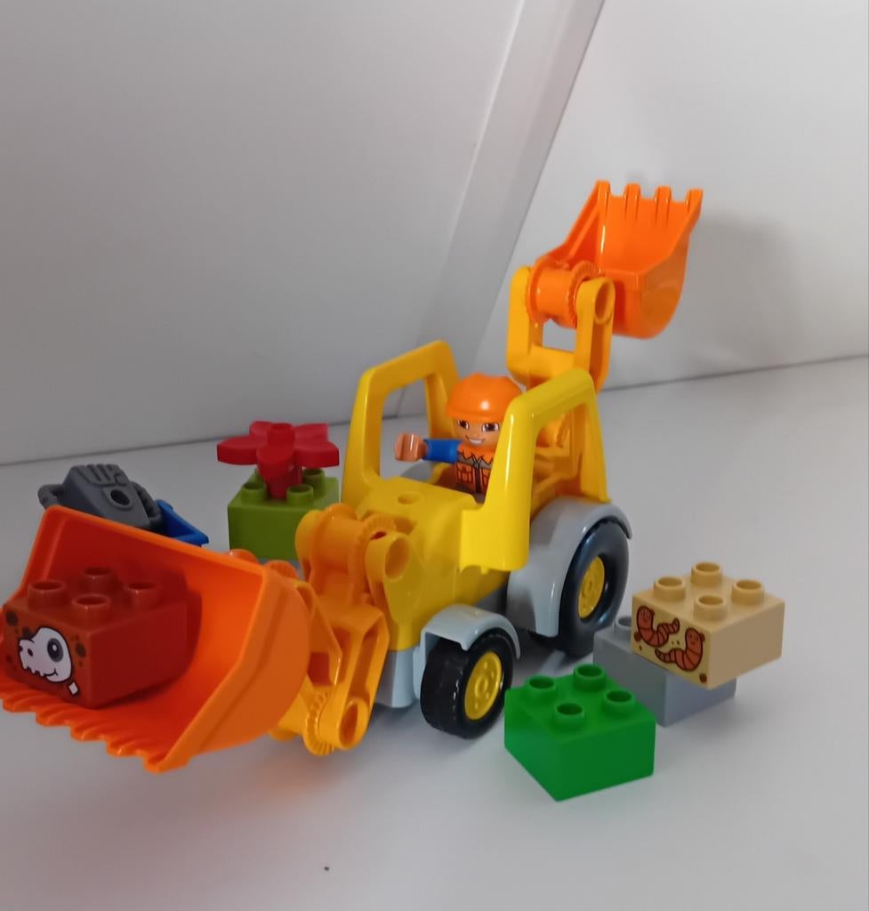 Duplo 10811 dubbele graafmachine, Ophalen of Verzenden, Gebruikt, Complete set, Duplo
