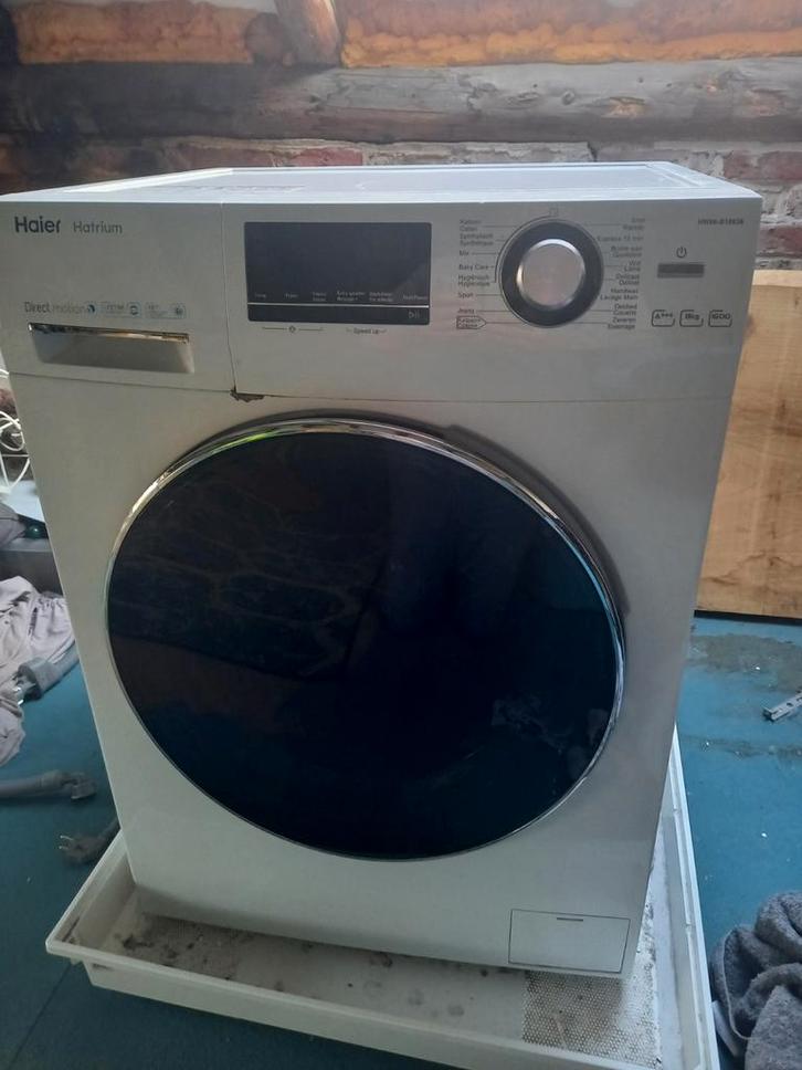 Haier Wasmachine - Voorlader, Witgoed en Apparatuur, Wasmachines, Gebruikt, Voorlader, 6 tot 8 kg, 85 tot 90 cm, 1200 tot 1600 toeren