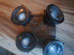 Mooie lamp met 4 spots, Huis en Inrichting, Ophalen, Gebruikt, Metaal of Aluminium