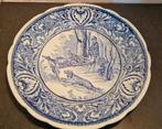 Boch Delfts bordje 25 cm, Ophalen of Verzenden