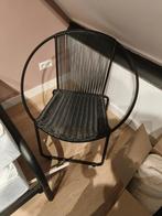 Zwarte ronde stoel, Huis en Inrichting, Stoelen, Ophalen, Zwart, Eén