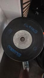 Eleiko bumper plates 20kg 12x, Sport en Fitness, Fitnessmaterialen, Ophalen, Zo goed als nieuw