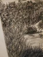 tekening steenkool van f beyenmann, Ophalen of Verzenden, 'T Olde Gre-j, Info@toldegrej.nl, Endepoelstraat 20f Didam