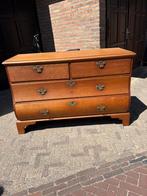 Antieke bolle kast, Ophalen, Eikenhout, 50 tot 100 cm, Zo goed als nieuw