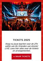 8x Vrienden van Amstel kaarten datum ruilen!!!!!!, Tickets en Kaartjes, Evenementen en Festivals