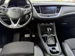 Opel Grandland X 1.2 Turbo Ultimate AUTOMAAT..! Comfintr, St, Auto's, Gebruikt, 1199 cc, Blauw, Leder en Stof