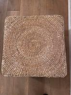 Rieten Bijzettafel, Huis en Inrichting, Ophalen, Minder dan 50 cm, Vierkant, Riet of Rotan