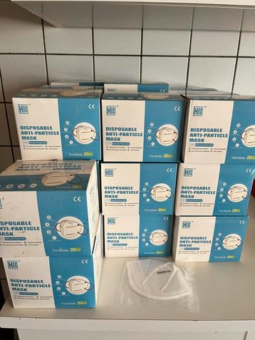580 mondmaskers hygienisch per stuk verpakt beschikbaar voor biedingen