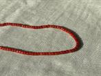 Ketting van Fijne Natuurlijke Koraal, Ophalen of Verzenden, Zo goed als nieuw, Zilver
