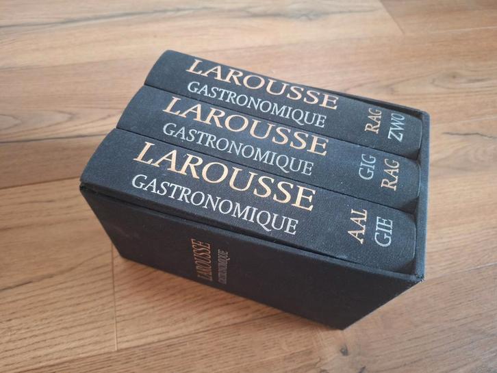 Larousse Gastronomique - 3 Delen - Joel Robuchon, Boeken, Kookboeken, Zo goed als nieuw, Voorgerechten en Soepen, Hoofdgerechten
