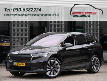 Skoda Enyaq iV 80 FIRST ED/ LEER/ TREKHAAK/ ELEKT. ACHTERKLE beschikbaar voor biedingen