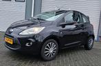 Ford Ka 1.2 51KW 2009 Zwart, Auto's, Ford, Voorwielaandrijving, Stof, 1242 cc, 4 cilinders