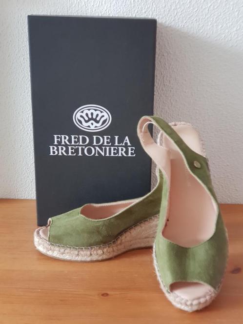 Fred de la Bretoniere groene suede slingbacks maat 38 NIEUW!, Kleding | Dames, Schoenen, Nieuw, Espadrilles of Moccasins, Groen