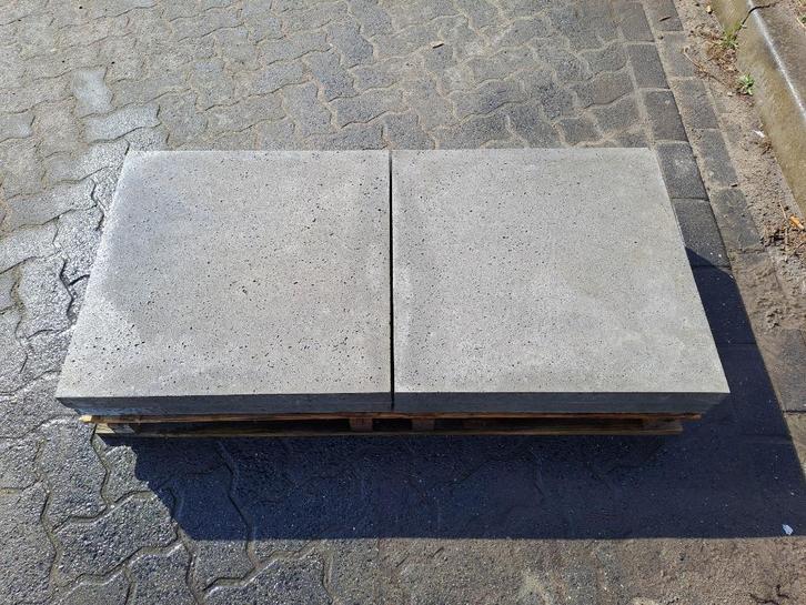 Restpartij schellevis tuintegels 3,24m2, Tuin en Terras, Tegels en Klinkers, Nieuw, Terrastegels, Beton, Minder dan 5 m², Gecoat