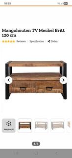Tv meubel Brit 120cm, Huis en Inrichting, Woonaccessoires | Wandplanken en Boekenplanken, Ophalen, Zo goed als nieuw
