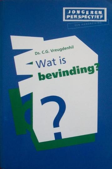 ds. C.G. Vreugdenhil - Wat is bevinding? beschikbaar voor biedingen
