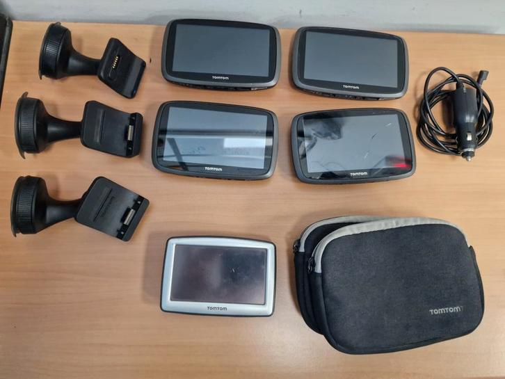 Set TomTom navigatiesystemen - 7250 pro, Auto diversen, Autonavigatie, Gebruikt, Ophalen of Verzenden