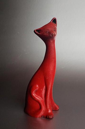 Vintage beeldje van kat  beschikbaar voor biedingen