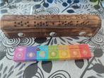 Houten wierookhouder met 7 Chakras wierook, Ophalen of Verzenden, Nieuw, Hout, Minder dan 25 cm