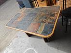 In hoogte verstelbare salontafel vintage, Gebruikt, 50 tot 100 cm, Minder dan 50 cm, Rechthoekig