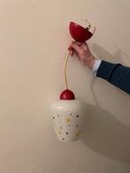 Plafondlamp kinderkamer rood kunststof melkglas sterren, Huis en Inrichting, Lampen | Hanglampen, Ophalen of Verzenden, Kunststof