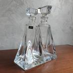 Bohemia "Lovers" kristallen Whiskey karaffen 2 stuks, Antiek en Kunst, Ophalen of Verzenden