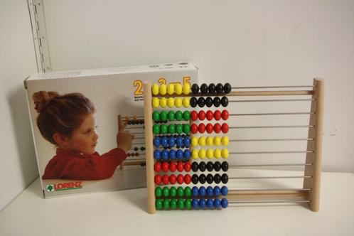 Telraam hout met 100 kralen. Nieuw in doos., Kinderen en Baby's, Speelgoed | Educatief en Creatief, Nieuw, Rekenen, Ontdekken