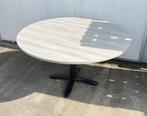 2 stuks horeca tafels rond 140 cm gietijzeren tafelpoot, Ophalen