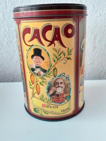 Van Houten cacao blik. 1980. Sammeldose. beschikbaar voor biedingen