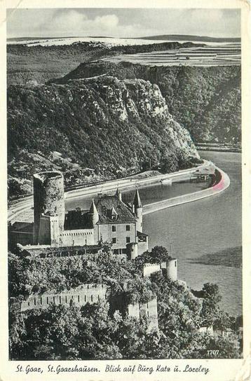 (701-410-041) St Goar  Burg Katz beschikbaar voor biedingen