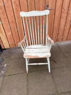 Brocante witte stoel, Ophalen, Gebruikt, Wit, Eén