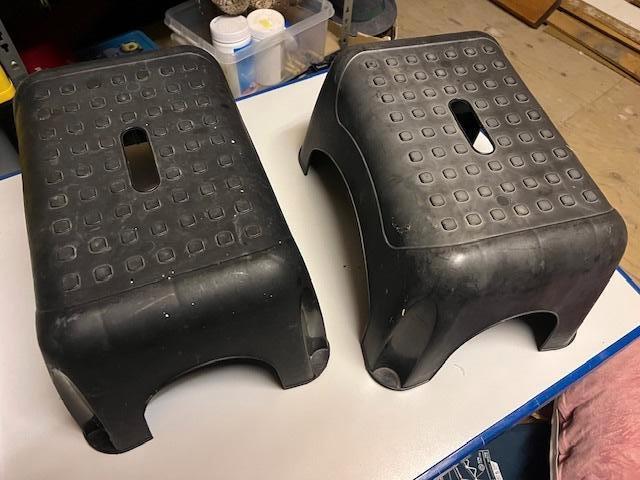 2 opstapjes te koop camper caravan, Caravans en Kamperen, Kampeeraccessoires, Ophalen