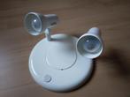 Plafondlamp met 2 spotjes, Ophalen, Gebruikt, Metaal