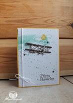 kaart Stampin' Up!, Happy birthday vliegtuig, Ophalen of Verzenden, Nieuw