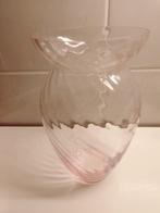 bloemenvaas glas licht roze, Overige kleuren, Nieuw, Ophalen of Verzenden, Glas