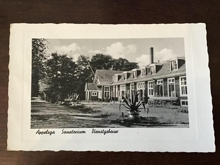 Appelscha Sanatorium dienstgebouw  jaren 40, Jospé    203, Verzamelen, Ansichtkaarten | Nederland, Gelopen, Friesland, 1920 tot 1940