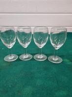 borrel glaasjes france vier stuks, Verzamelen, Glas en Borrelglaasjes, Ophalen of Verzenden, 'T Olde Gre-j, Info@toldegrej.nl
