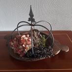 NIEUW! Decoratie set, schaal, kroon, waxinehouder, mos, tak, Rond, Nieuw, Ophalen of Verzenden, Gemaalweg 12b Rutten