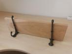 Landelijk plankje/kapstok, Ophalen of Verzenden, Metaal, Wandkapstok, Minder dan 100 cm