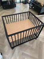Bopita box zwart - 100 x 80 cm, Kinderen en Baby's, Boxen, Ophalen, Zo goed als nieuw